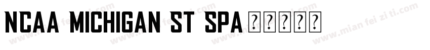 NCAA Michigan St Spa字体转换